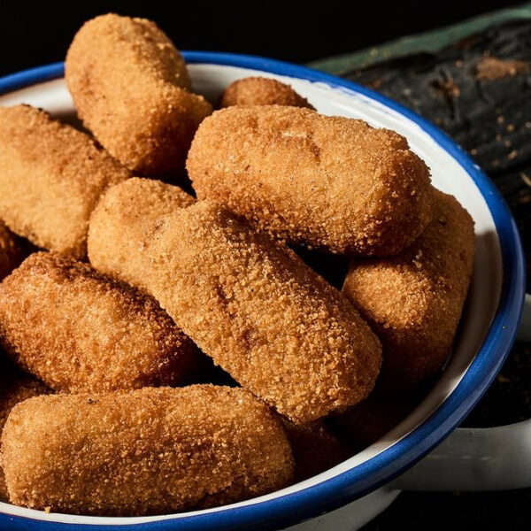 Croquetas de boletus veganas